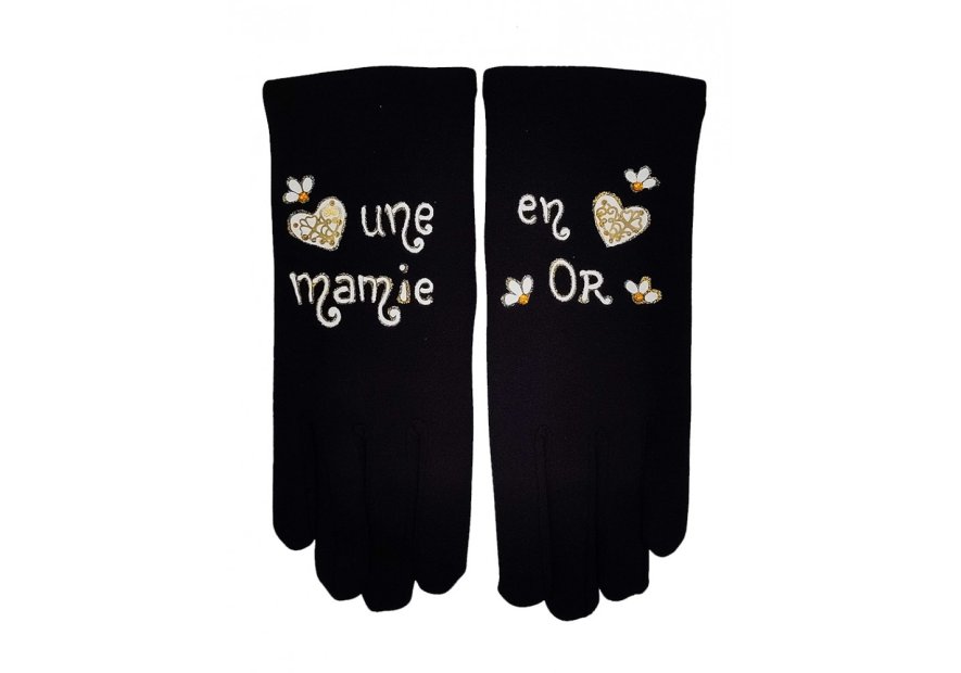 Quand les poules auront des gants GTL - POLYAMIDE - UNE MAMIE EN O gants taille unique quand les poules auront des ga gants f...