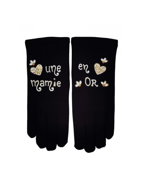 Quand les poules auront des gants GTL - POLYAMIDE - UNE MAMIE EN O gants taille unique quand les poules auront des ga gants f...