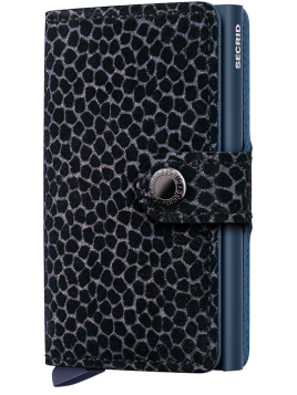 Secrid MGI - ALUMINIUM/CUIR - GIRAFFINA porte cartes miniwallet giraffina Porte-cartes