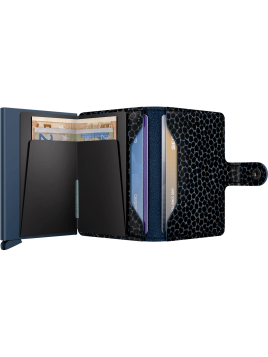 Secrid MGI - ALUMINIUM/CUIR - GIRAFFINA porte cartes miniwallet giraffina Porte-cartes