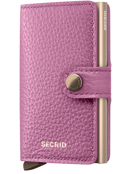 Secrid MPE - ALUMINIUM/CUIR - ORCHIDÉE porte carte secrid pebble Porte-cartes