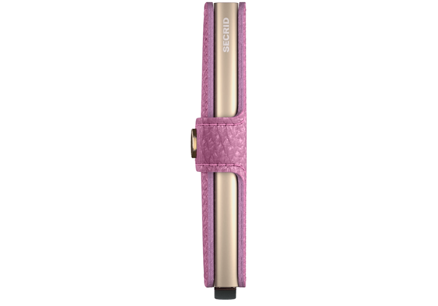 Secrid MPE - ALUMINIUM/CUIR - ORCHIDÉE porte carte secrid pebble Porte-cartes
