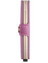 Secrid MPE - ALUMINIUM/CUIR - ORCHIDÉE porte carte secrid pebble pcartes-credit