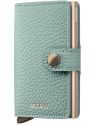 Secrid MPE - ALUMINIUM/CUIR - SEA GREEN porte carte secrid pebble porte-cartes