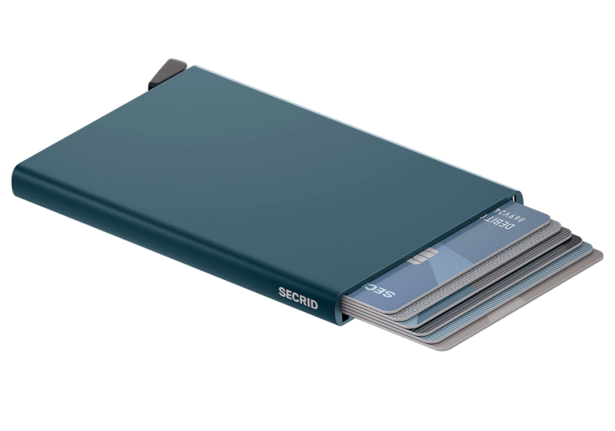 Secrid C - ALUMINIUM - TEAL porte carte secrid cardprotector Porte-cartes