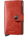 Secrid MV - CUIR DE VACHETTE - ORANGE porte cartes mini wallet vintage porte-cartes