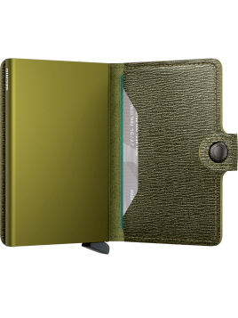 Secrid MC - CUIR DE VACHETTE - KELP porte cartes miniwallet crisple Porte-cartes