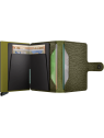Secrid MC - CUIR DE VACHETTE - KELP porte cartes miniwallet crisple porte-cartes