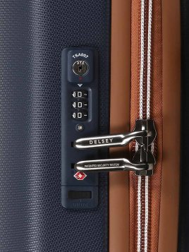 Delsey 1676801 - POLYCARBONATE - MARINE valise cabine chaletet air 55x35x20 valise cabine