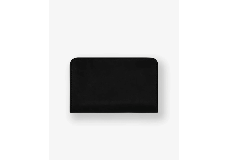 Les Ateliers Foures H58 - CUIR DE VACHETTE - NOIR portefeuille en cuir lisse persephone Porte-monnaie