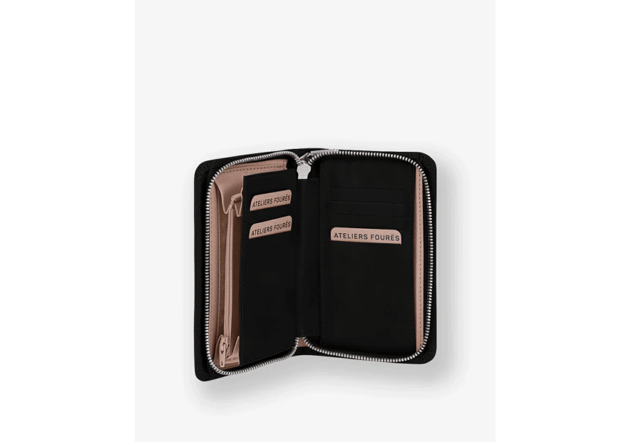 Les Ateliers Foures H58 portefeuille en cuir lisse persephone Porte-monnaie Femme