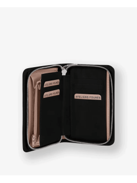 Les Ateliers Foures H58 portefeuille en cuir lisse persephone Porte-monnaie Femme