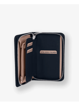 Les Ateliers Foures H58 - CUIR DE VACHETTE - COSMOS  portefeuille en cuir lisse persephone Porte-monnaie