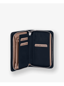 Les Ateliers Foures H58 - CUIR DE VACHETTE - COSMOS  portefeuille en cuir lisse persephone Porte-monnaie