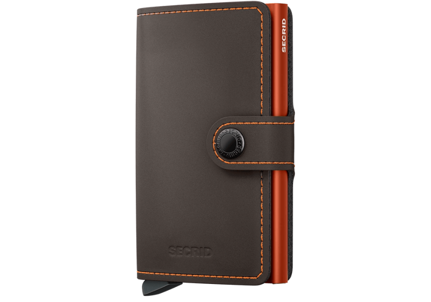 Secrid MM - CUIR DE VACHETTE - TRUFFLE/ porte cartes miniwallet mm Porte-cartes