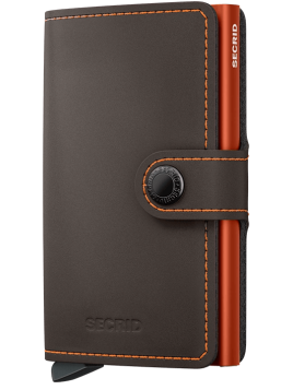 Secrid MM - CUIR DE VACHETTE - TRUFFLE/ porte cartes miniwallet mm Porte-cartes