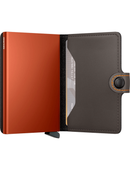 Secrid MM - CUIR DE VACHETTE - TRUFFLE/ porte cartes miniwallet mm Porte-cartes