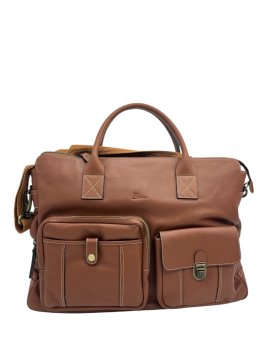 Patrick Blanc 450018 - CUIR DE VACHETTE - COGN simon porte documets Porte-documents