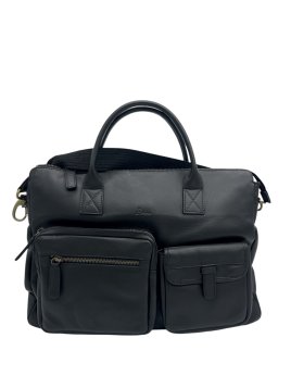 Patrick Blanc 460003 - CUIR DE VACHETTE - NOIR charly porte documents Porte-documents