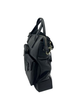 Patrick Blanc 460003 - CUIR DE VACHETTE - NOIR charly porte documents Porte-documents