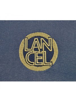 Maison Pierre Vaux L202 - POLYESTER - BLEU PÉTROLE lancel - broderie - parapluie homme pliant auto Petite maroquinerie