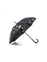 Maison Pierre Vaux VX 5815 - POLYESTER - NOIR parapluie long femme auto nouvelle vague parapluie