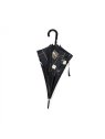 Maison Pierre Vaux VX 5815 - POLYESTER - NOIR parapluie long femme auto nouvelle vague parapluie