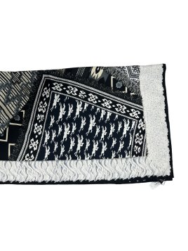 Longchamp 50547/SOI - SOIE - NOIR/IVOIRE - 50547/soi Foulards/Etoles