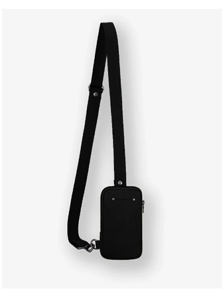 Les Ateliers Foures 9010 - CUIR DE VACHETTE - NOIR les ateliers fourès- baroudeur- porte smartphone Sacs bandoulière/Sacoches