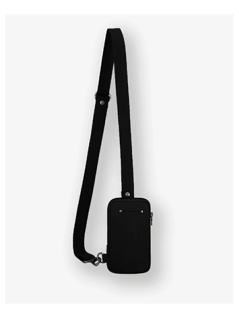 Les Ateliers Foures 9010 - CUIR DE VACHETTE - NOIR les ateliers fourès- baroudeur- porte smartphone sacoche-homme