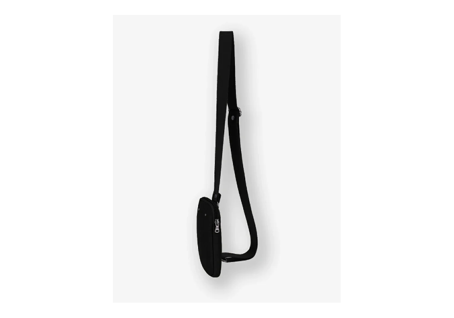 Les Ateliers Foures 9010 - CUIR DE VACHETTE - NOIR les ateliers fourès- baroudeur- porte smartphone Sacs bandoulière/Sacoches