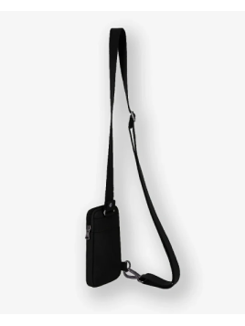 Les Ateliers Foures 9010 - CUIR DE VACHETTE - NOIR les ateliers fourès- baroudeur- porte smartphone Sacs bandoulière/Sacoches