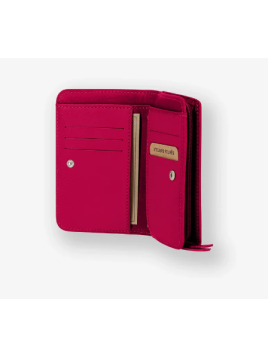 Les Ateliers Foures B53 - CUIR DE VACHETTE - HIBICUS portefeuille femme dos à dos baroudeuse m Portefeuille Homme