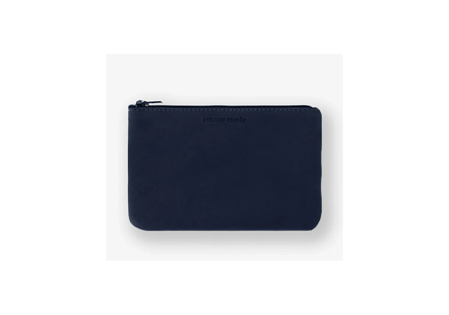 Les Ateliers Foures B40 - CUIR DE VACHETTE - NUIT les ateliers foures-baroudeuse-porte-papiers-m porte cartes