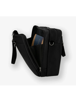 Les Ateliers Foures 9952 - CUIR DE VACHETTE - NOIR fourès-baroudeur-business 3 soufflets Porte-documents