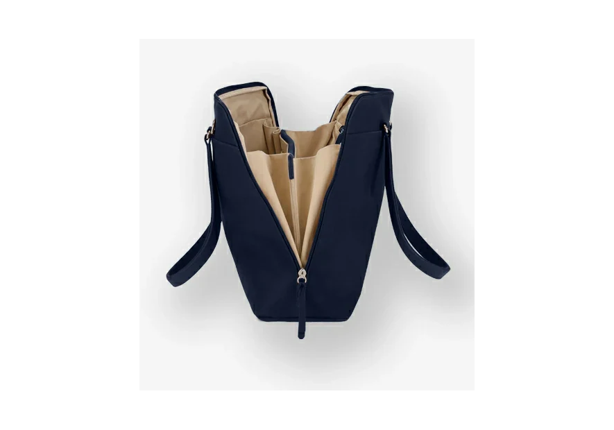 Les Ateliers Foures B559 - CUIR DE VACHETTE - OCEAN fourès-baroudeuse-shopping affaire Sac business