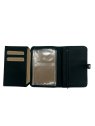 Les Ateliers Foures B52 - CUIR DE VACHETTE - FORET portefeuille petit format avec patte pression portefeuille-homme
