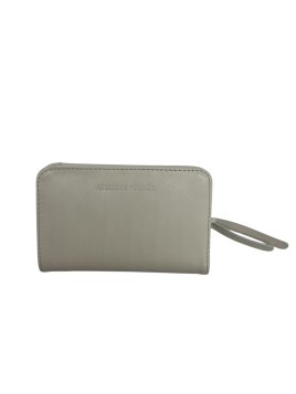 Les Ateliers Foures B53 - CUIR DE VACHETTE - CRAIE portefeuille femme dos à dos baroudeuse m Portefeuille Homme