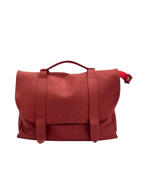 Les Ateliers Foures B545 - CUIR DE VACHETTE - ROUGE b545 Sac business