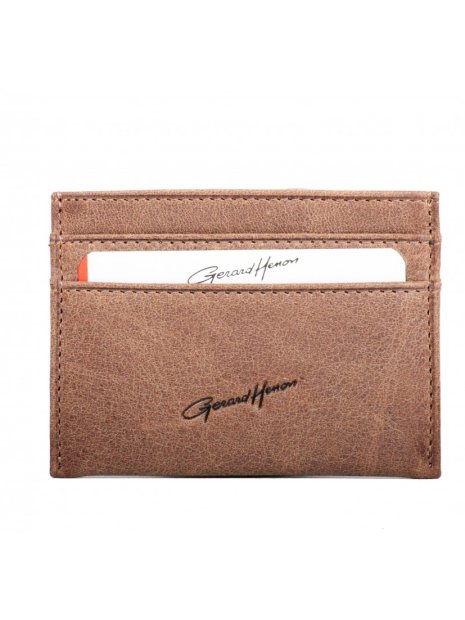 Gerard Henon 33485 - CUIR DE VACHETTE - MARRO porte cartes plat pcartes-credit