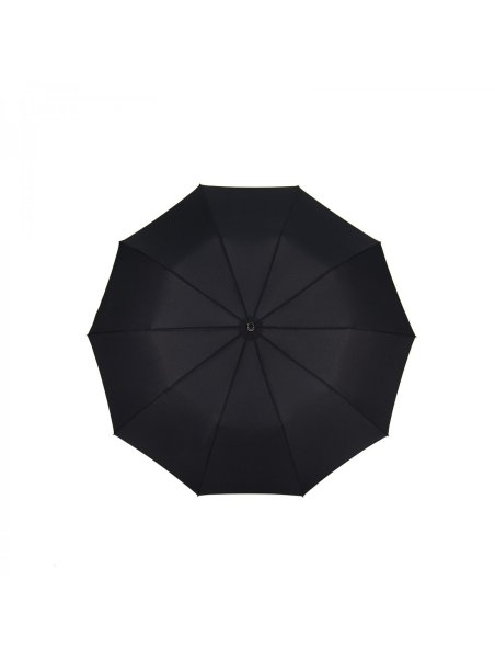 Maison Pierre Vaux VX 2042 - POLYESTER - NOIR parapluie pliant français poignet cuir Petite maroquinerie