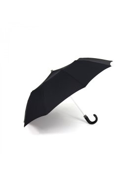 Maison Pierre Vaux VX 2042 - POLYESTER - NOIR parapluie pliant français poignet cuir Petite maroquinerie