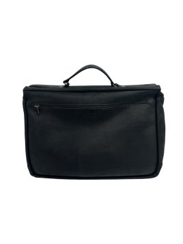 Les Ateliers Foures 9540 - CUIR DE VACHETTE - NOIR cartable agencé Sac business