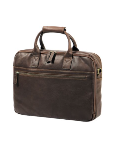 Gerard Henon 5232 - CUIR DE VACHETTE - CHOCOL arizona porte documents 15" Porte-documents