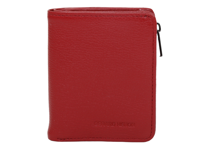 Gerard Henon 33835 - CUIR DE VACHETTE - ROUGE gerard henon- amsterdam- porte monnaie porte carte pm homme