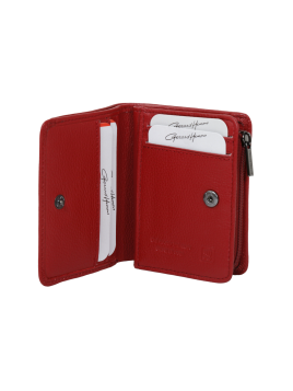 Gerard Henon 33835 - CUIR DE VACHETTE - ROUGE gerard henon- amsterdam- porte monnaie porte carte pm homme