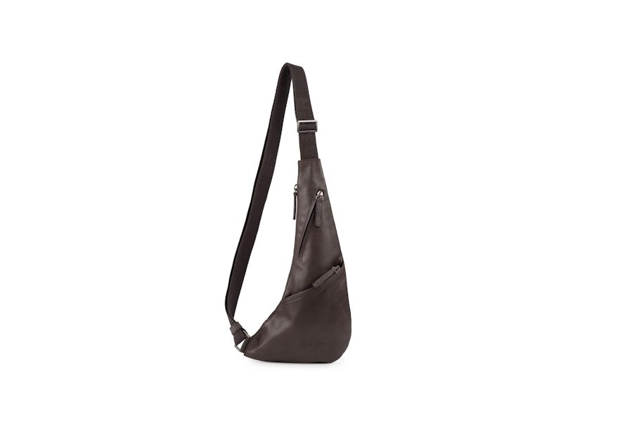 Lancaster 320-17 - CUIR DE VACHETTE - MARR banane epaule soft vintage Sac business