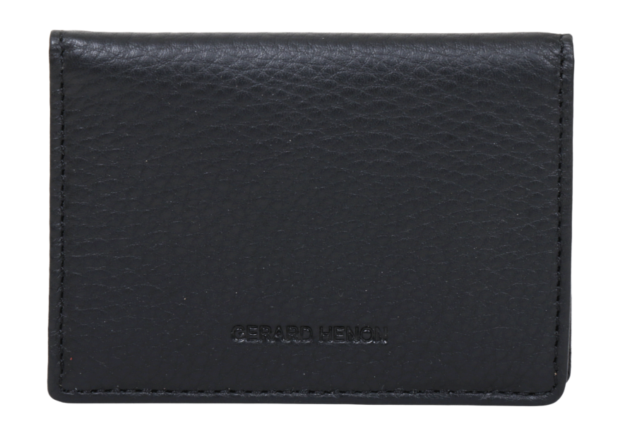 Gerard Henon 33800 - CUIR DE VACHETTE - NOIR porte carte crédit simple Porte-cartes
