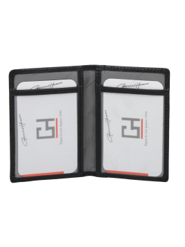 Gerard Henon 33800 - CUIR DE VACHETTE - NOIR porte carte crédit simple p.cartes credit