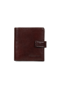 Gerard Henon 3235 - CUIR DE VACHETTE - CHOCO porte monnaie porte billet vérone pm-homme